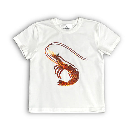 Shrimp Sequin Adult Shirt