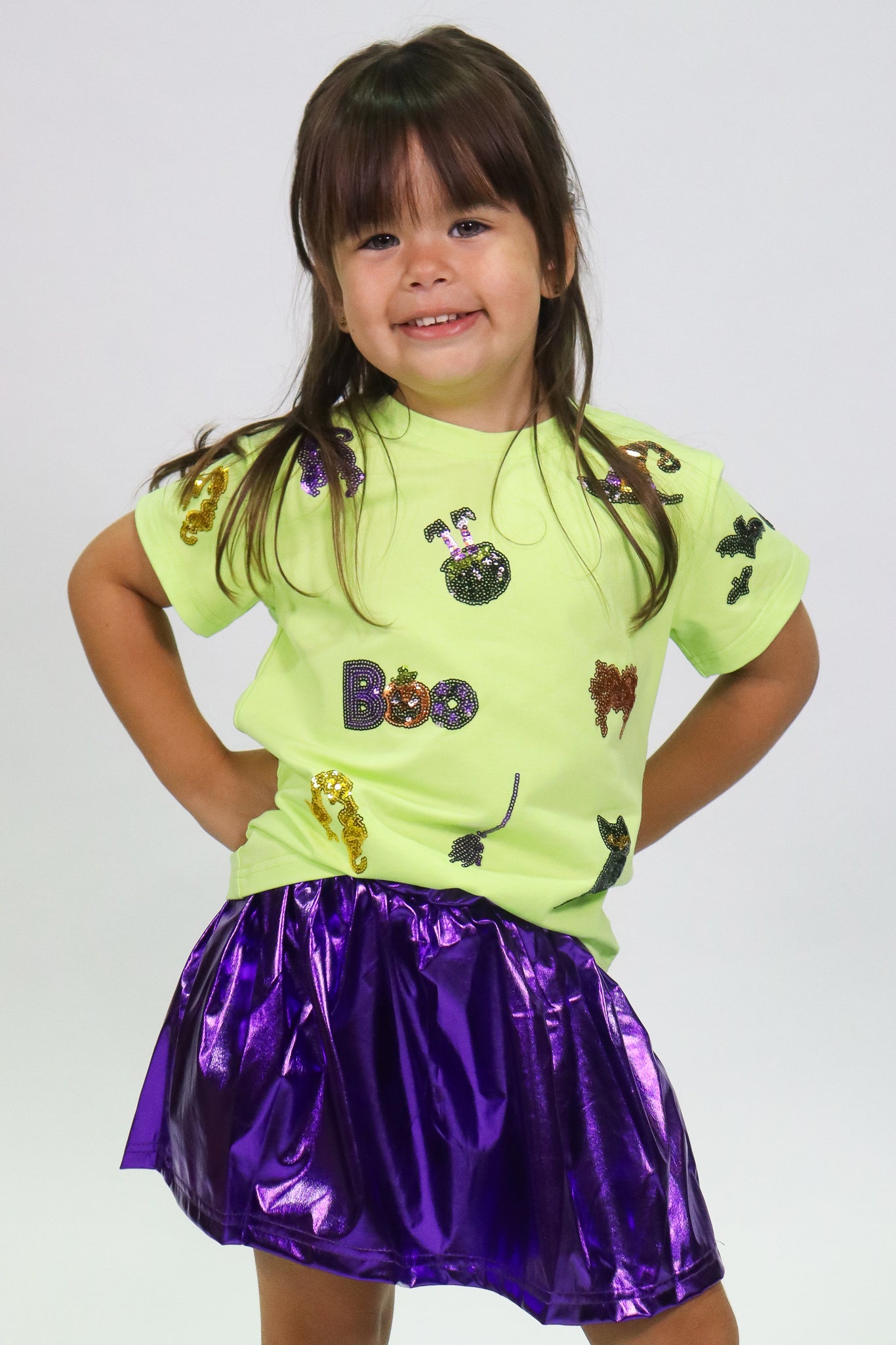 Kids' Sisters of Salem Sequin Halloween Tee