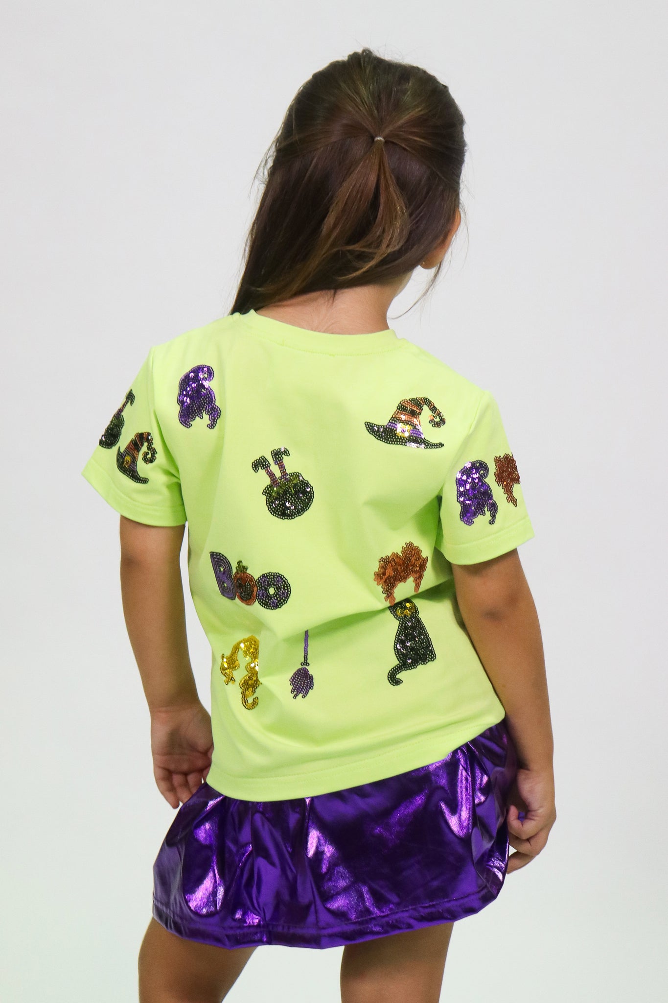 Kids' Sisters of Salem Sequin Halloween Tee