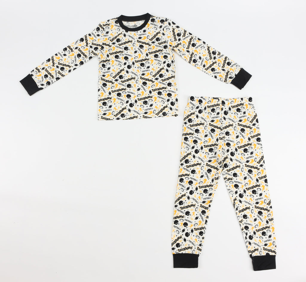 Black and Gold Football Pajamas