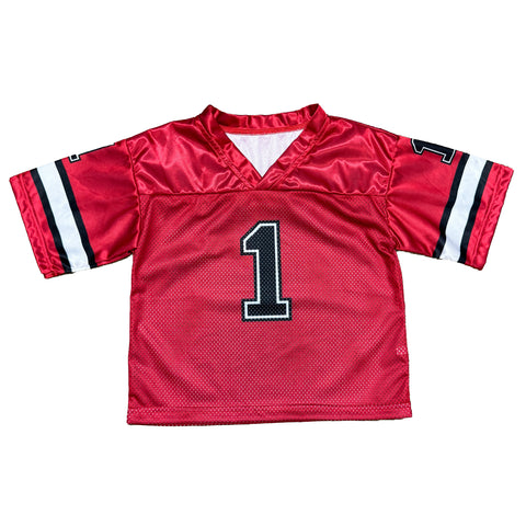 Red and Black Football Jersey
