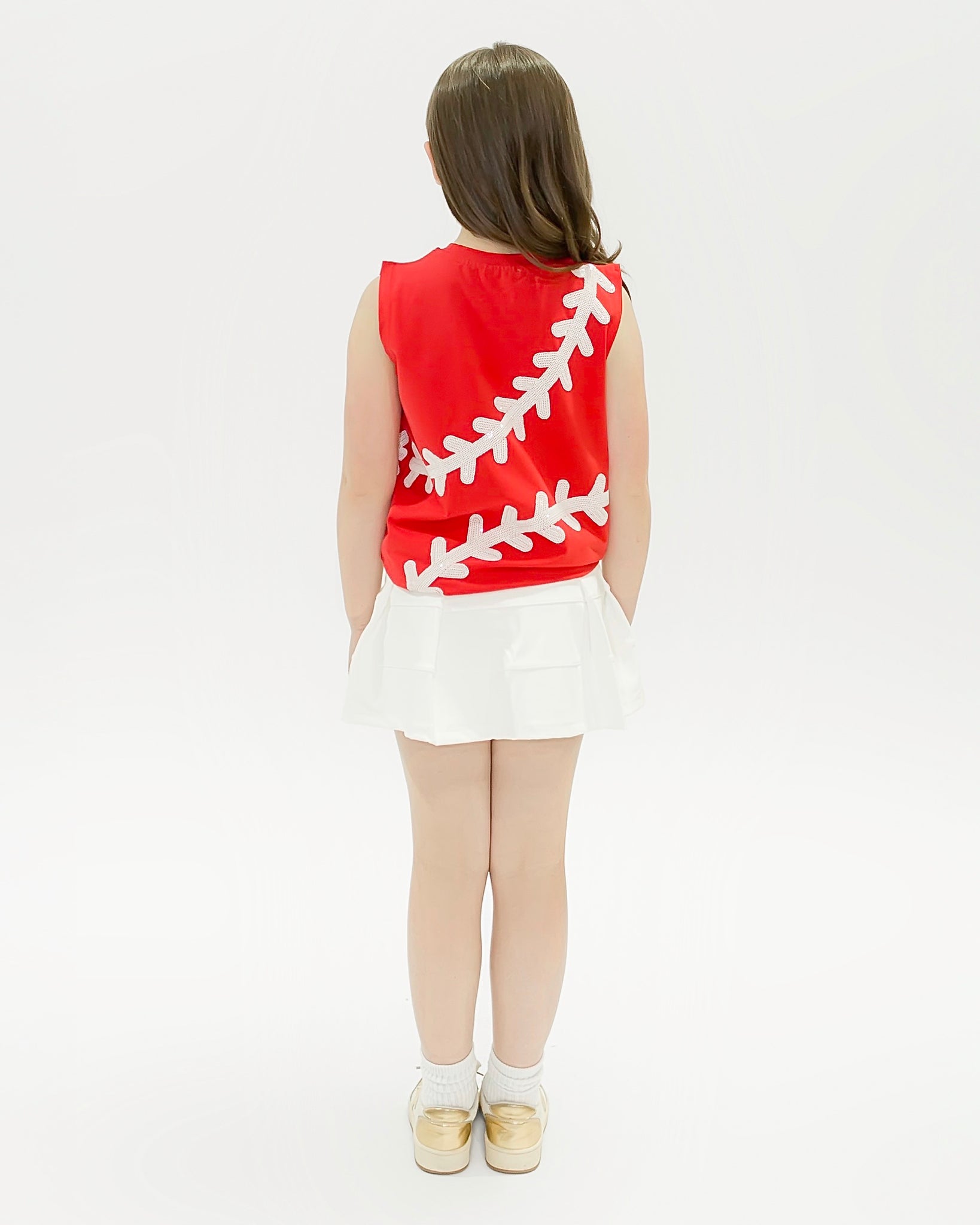 Baseball Red Tank