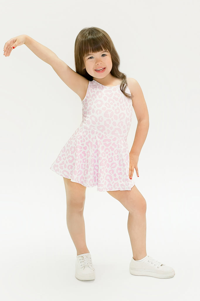 Keller Dress - Pink Leopard