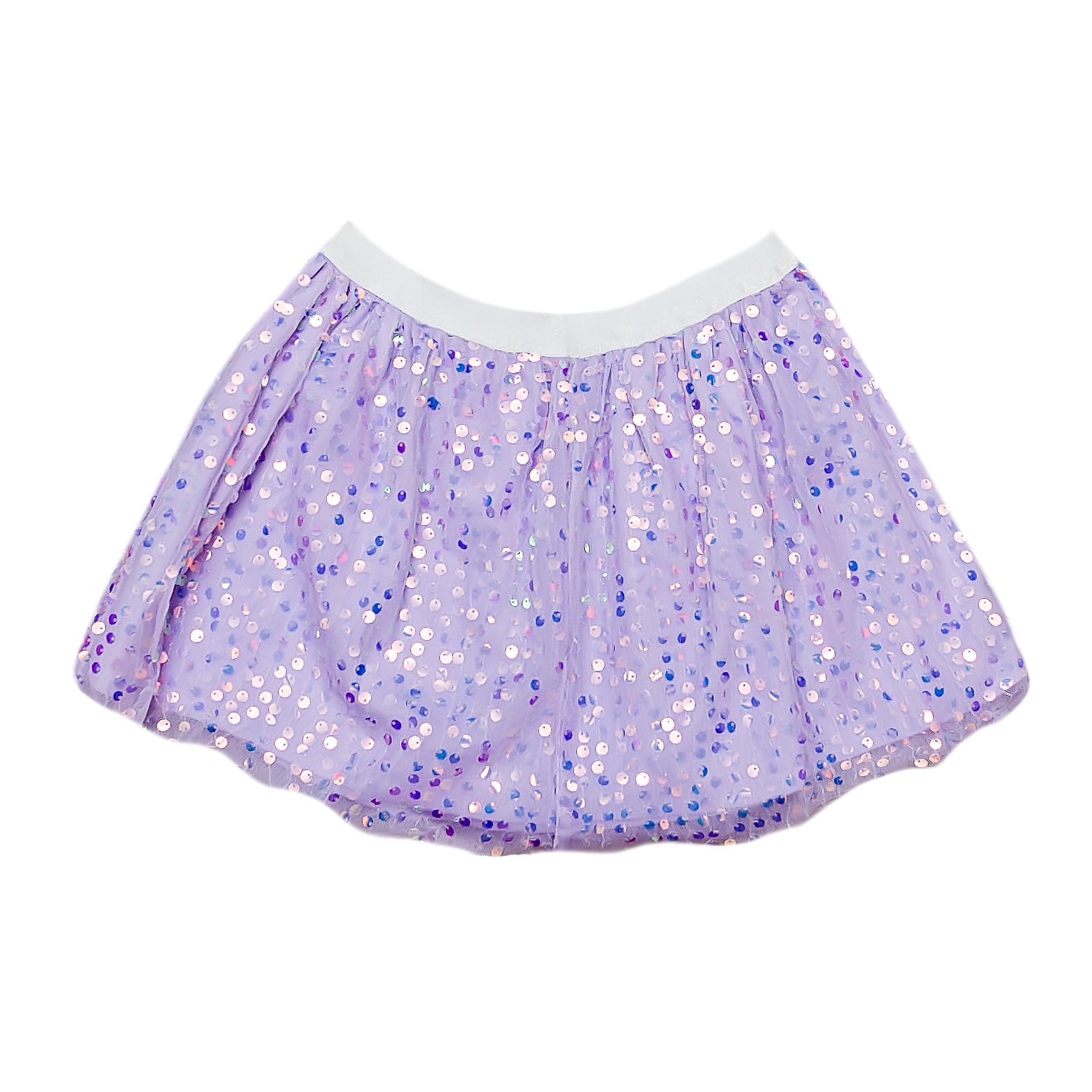 Kids' purple sequin tutu