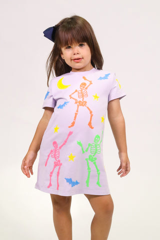 Lavender Skeleton Dress