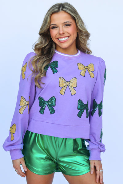 Mardi Gras Bows Top