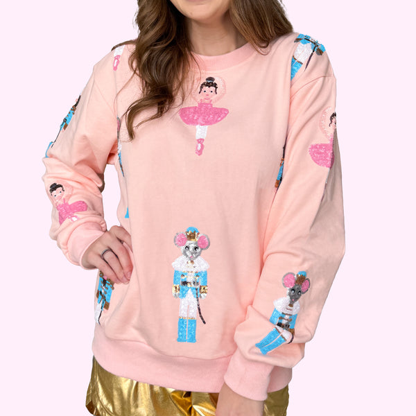 Pink Nutcracker Adult Sweatshirt