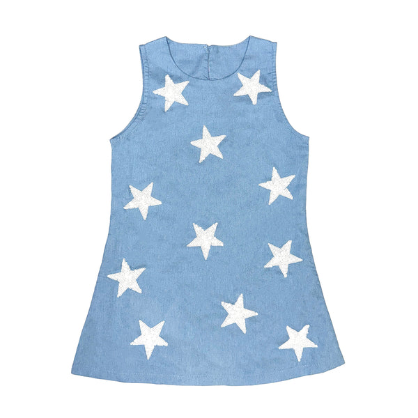 Stars Denim Dress