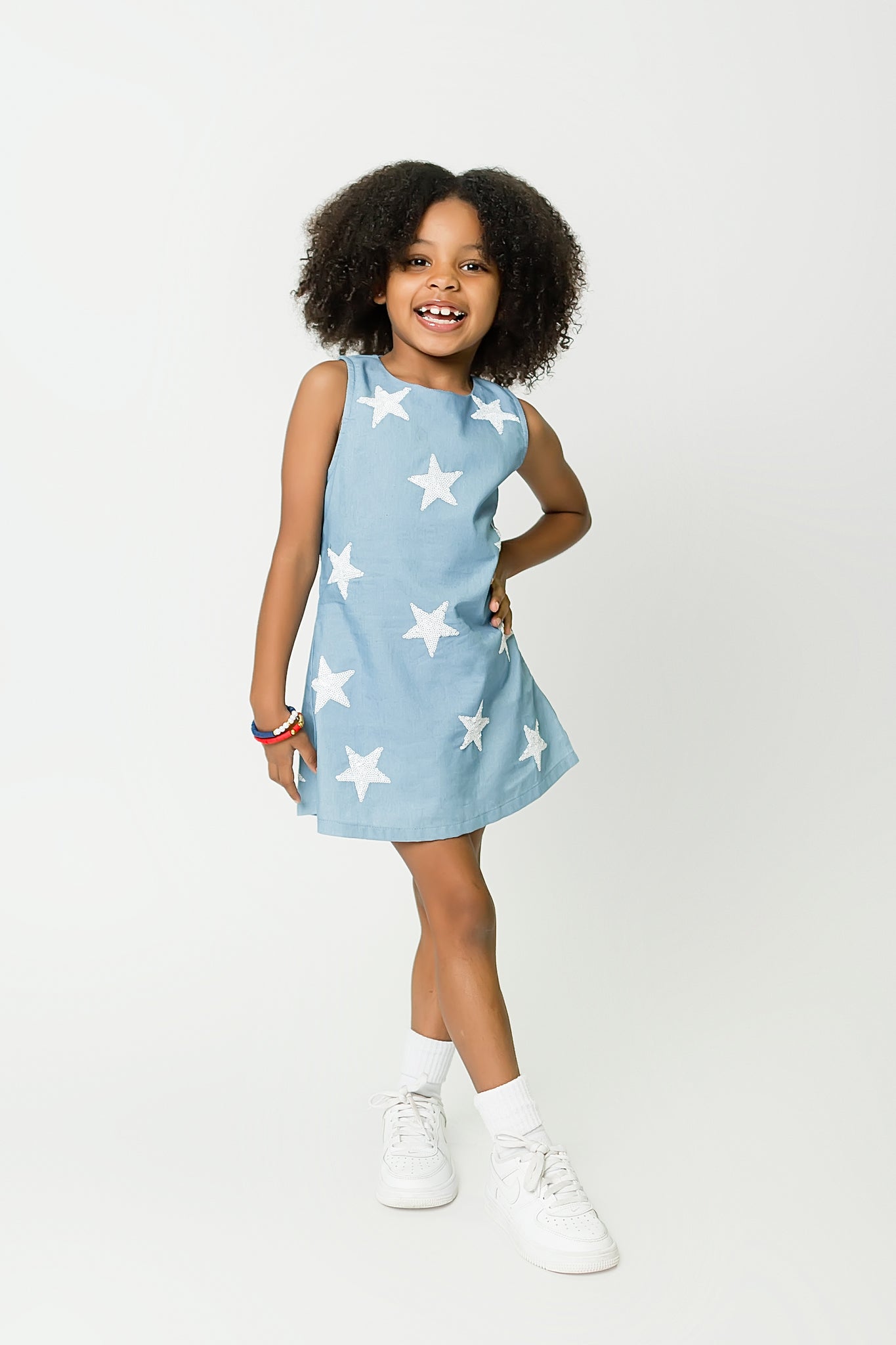 Stars Denim Dress