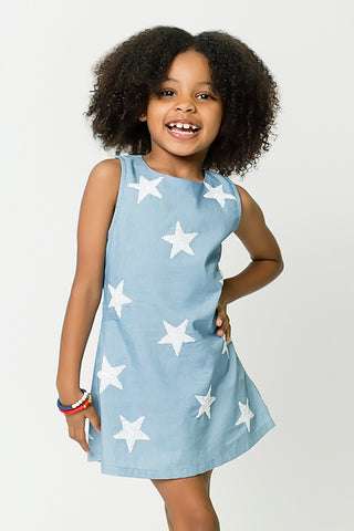 Stars Denim Dress
