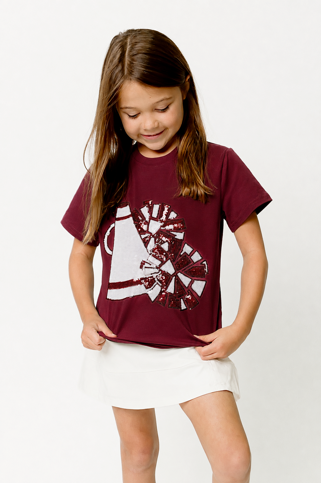 Megaphone Shirt  - Maroon