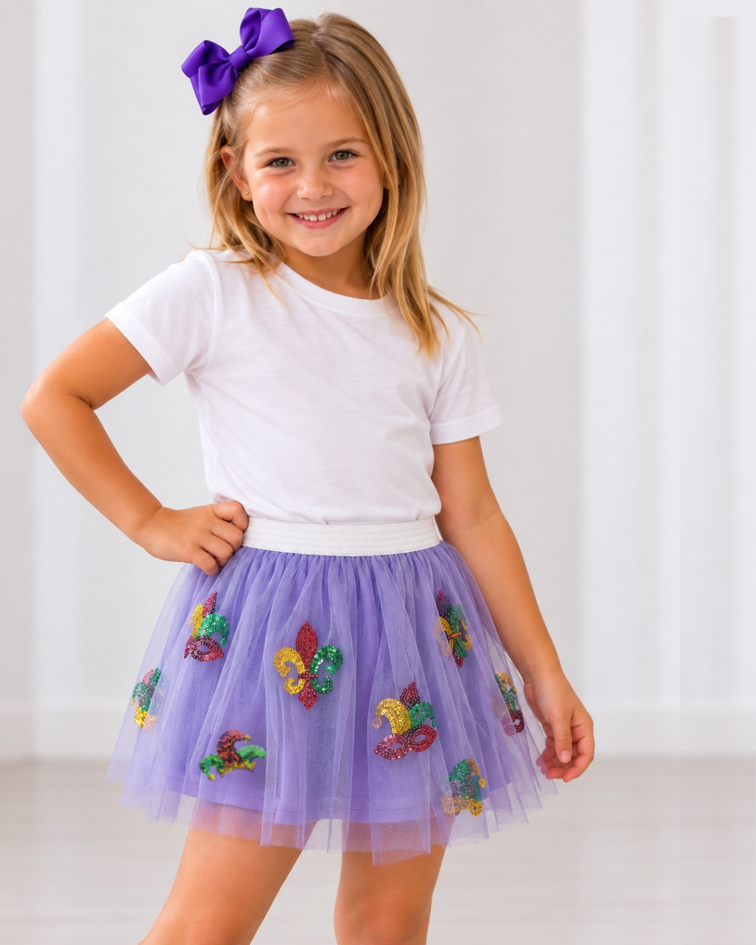 Kids' Mardi Gras Sequin Tutu