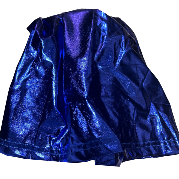 Iridescent Indigo Kid Metallic Dress