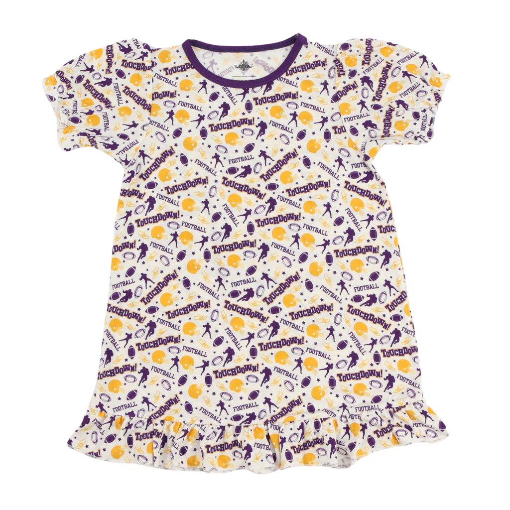 Purple and Yellow Play Dress