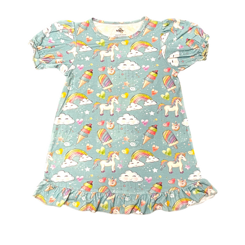 Unicorn Bamboo Play Dress