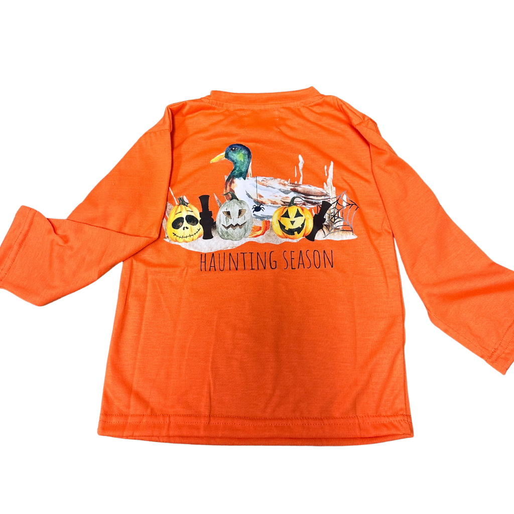 Haunting Season Long Sleeve Kid Shirt