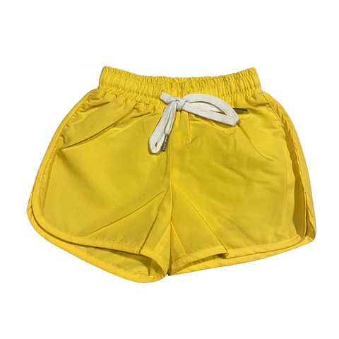 Yellow Athletic Kid Shorts