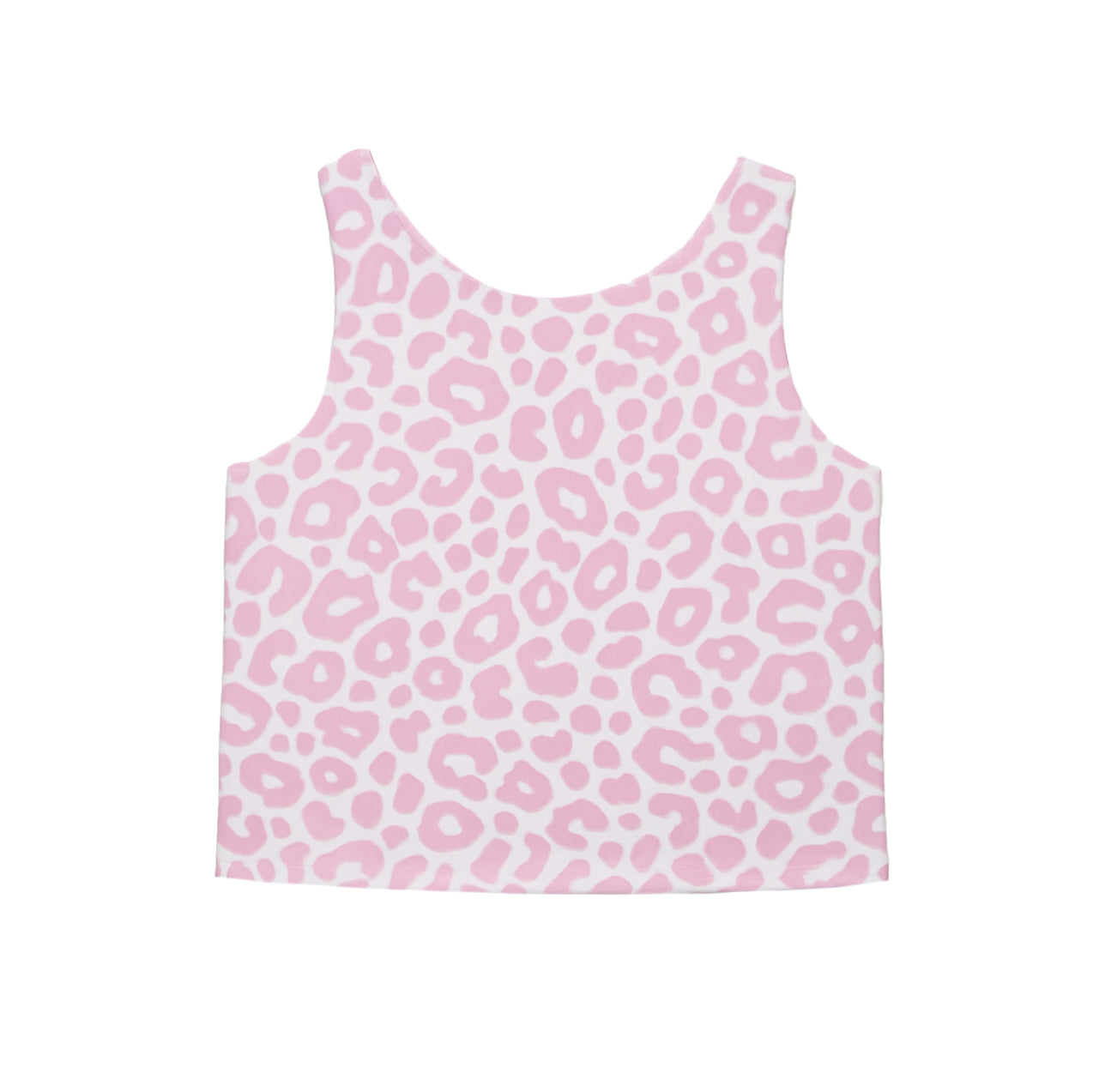 Pink Leopard Razorback Top