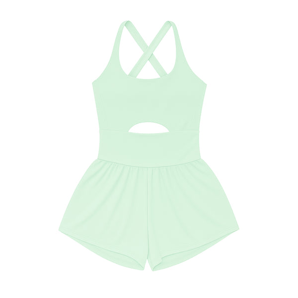 Haddie Romper - Mint Green