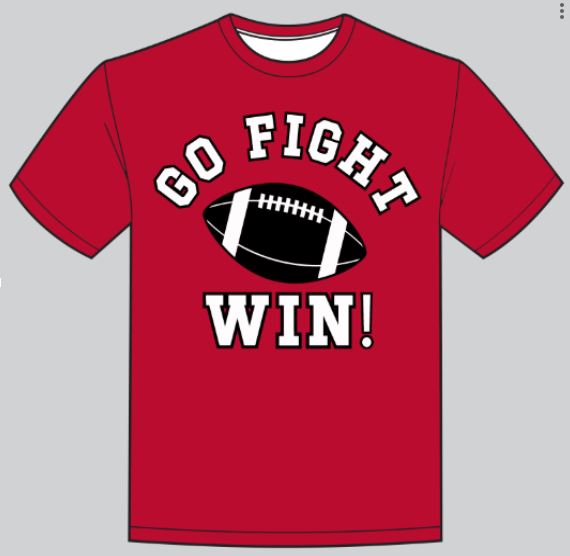 Boy Go, Fight, Win Red And Black Shirt