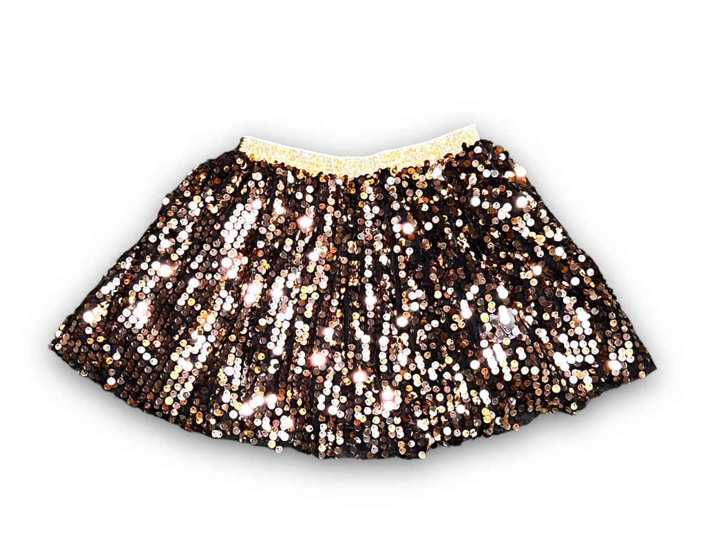 Black and Gold Sequin Adult Tutu