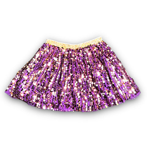 Purple and Gold Sequin Adult Tutu