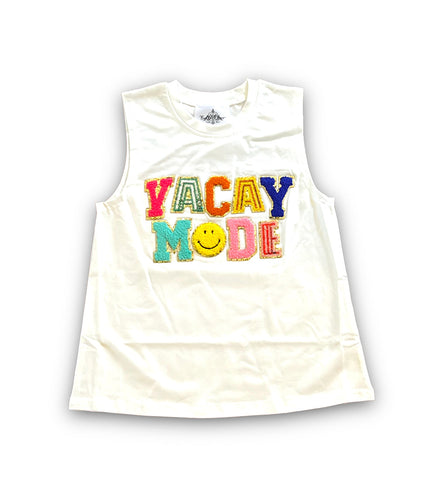 Vacay Mode Adult Chenille Tank