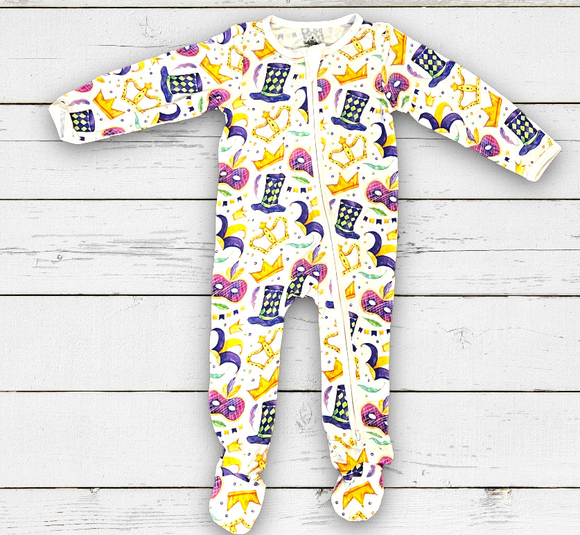 Mardi Gras Romper