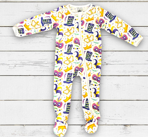 Mardi Gras Romper