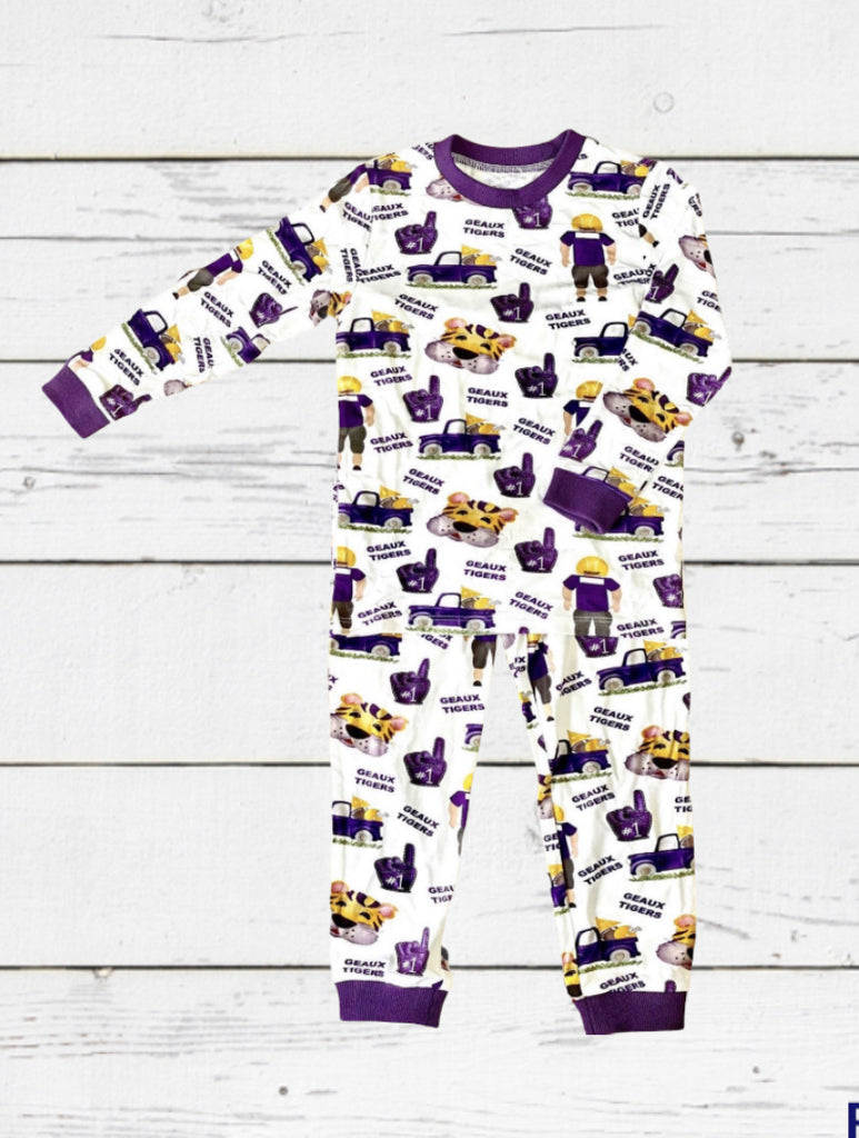 Geaux Tigers Bamboo Pajamas